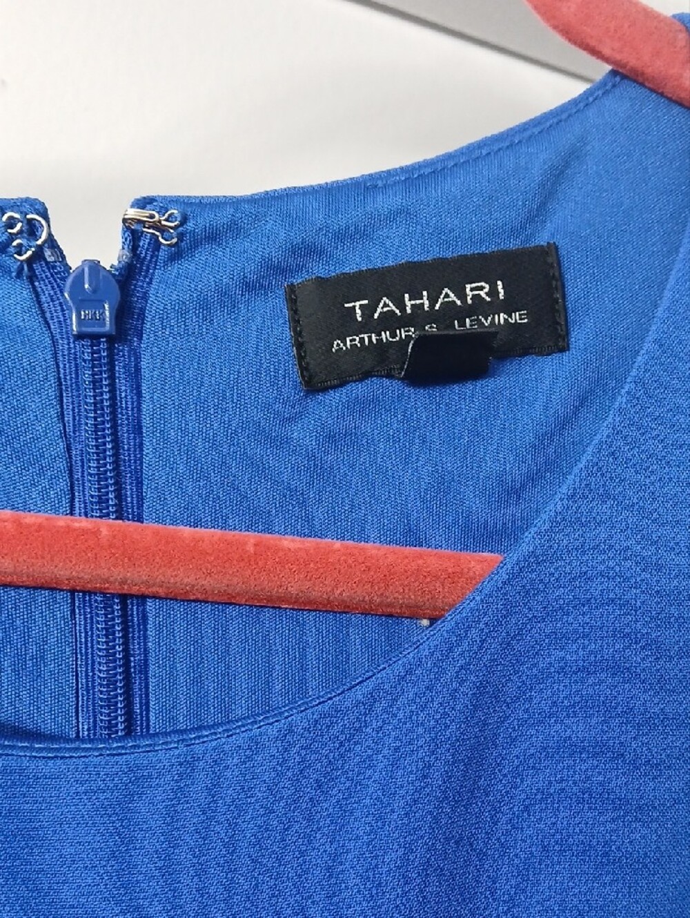 Tahari Royal Blue Sleeveless Jumpsuit - Picture 3 of 5
